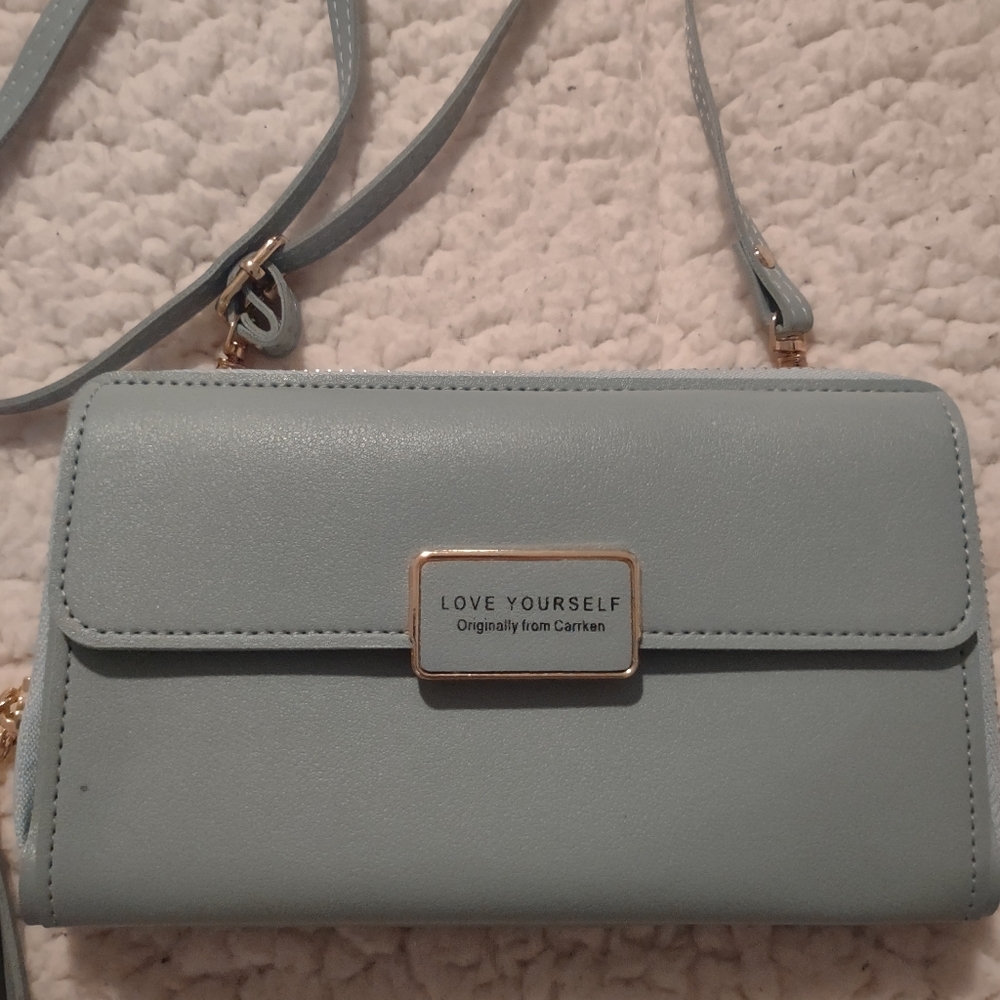 Love Yourself originally from Carriken colab BTS blue purse